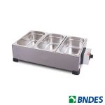 Irmãos Brant - DERRETEDEIRA DE CHOCOLATE INDUSTRIAL 3 CUBAS 3,3 KG CADA 220V – Marchesoni