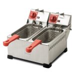 Irmãos Brant - FRITADEIRA ELÉTRICA INOX 2 CUBAS 4 LITROS CADA SEM TAMPA 220V – Marchesoni