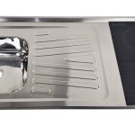 Irmãos Brant - PIA FOGÃO ELÉTRICO COM FURO CUBA DESL ESQUERDA – Fabrinox