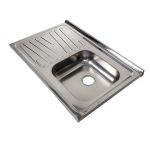 Irmãos Brant - PIA SIMPLES PSD800 COM FURO CUBA DESL DIREITA – Fabrinox