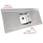 Irmãos Brant - PIA SIMPLES LUXO PSL1200 – Fabrinox