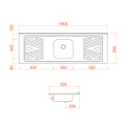 Irmãos Brant - PIA SIMPLES LUXO PSL1600 – Fabrinox