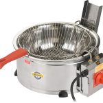 Irmãos Brant - TACHOS PARA FRITURA – BACIA INOX  – 7,5LT – C/ PENEIRA 127V – Marchesoni