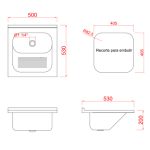 Irmãos Brant - TANQUE DE AÇO INOX ACETINADO SL-400 – Fabrinox