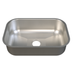 Irmãos Brant - CUBA INOX N01F14LUXO 46X30X14 ACETINADO – Fabrinox