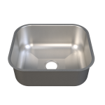 Irmãos Brant - CUBA INOX N03F17LUXO 40X34X17 ACETINADO – Fabrinox